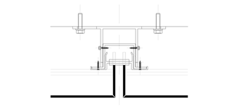 Detalle de la secci&oacute;n del sistema Panel Composite Cortizo