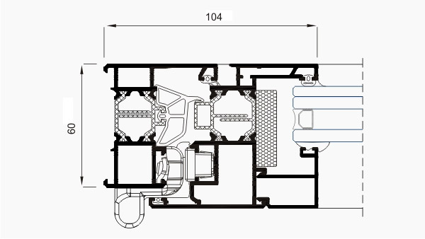 Detalle de la secci&oacute;n del sistema Cor-60 CC16 RPT